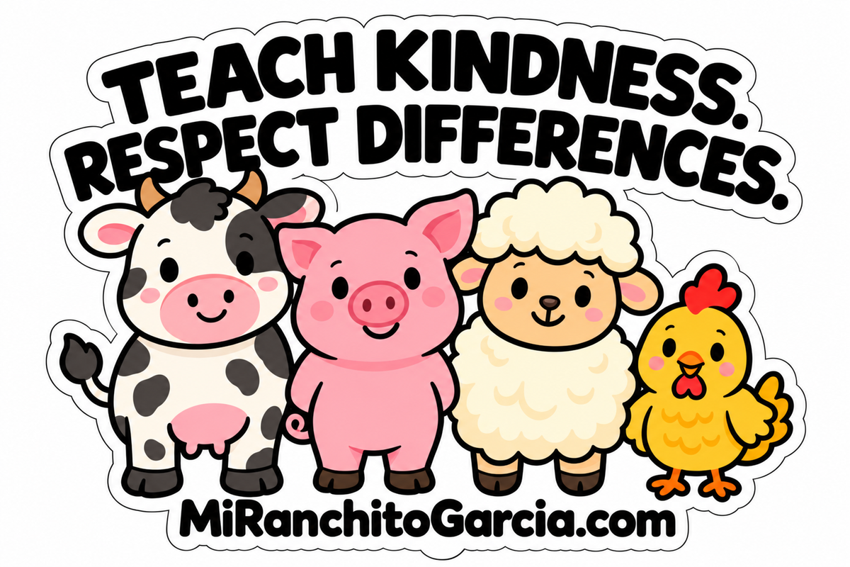 Sticker - Teach Kindness Respect Differences